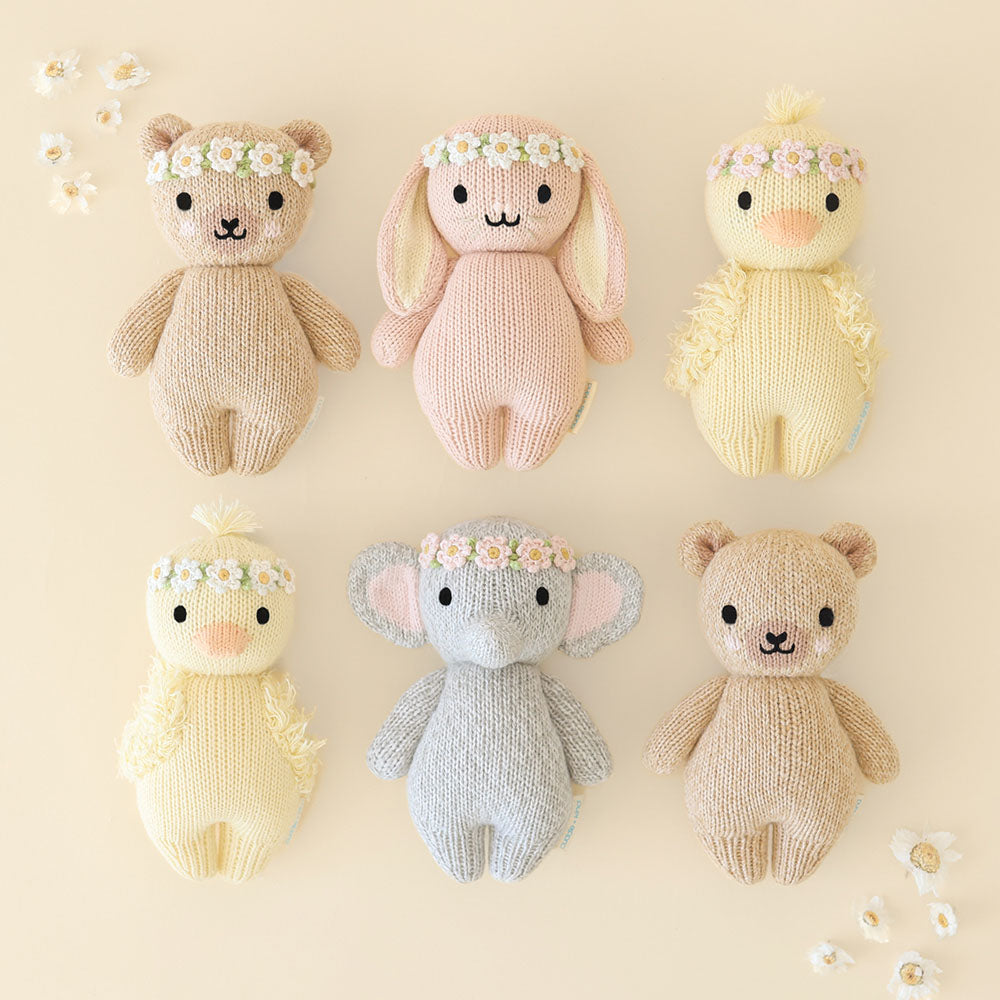 baby animal hand knit collectable dolls 