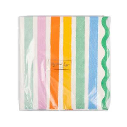 FIESTA STRIPED COCKTAIL NAPKINS