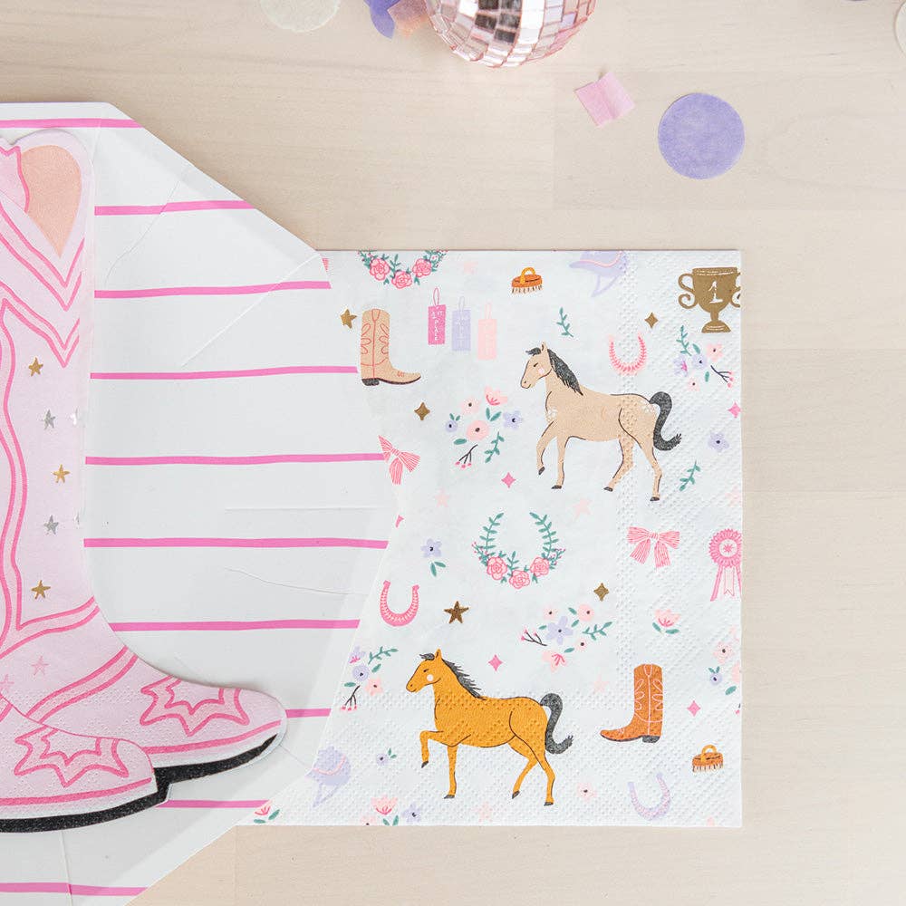 'PONY TALES' LARGE COWGIRL NAPKINS