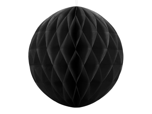 8 inch black honeycomb ball 