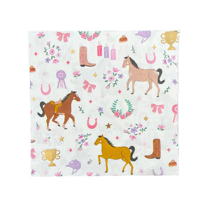 'PONY TALES' LARGE COWGIRL NAPKINS