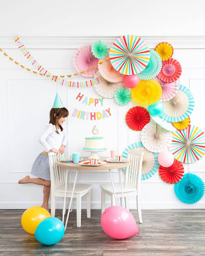 HIP HIP HOORAY "HAPPY BIRTHDAY" PARTY BANNER