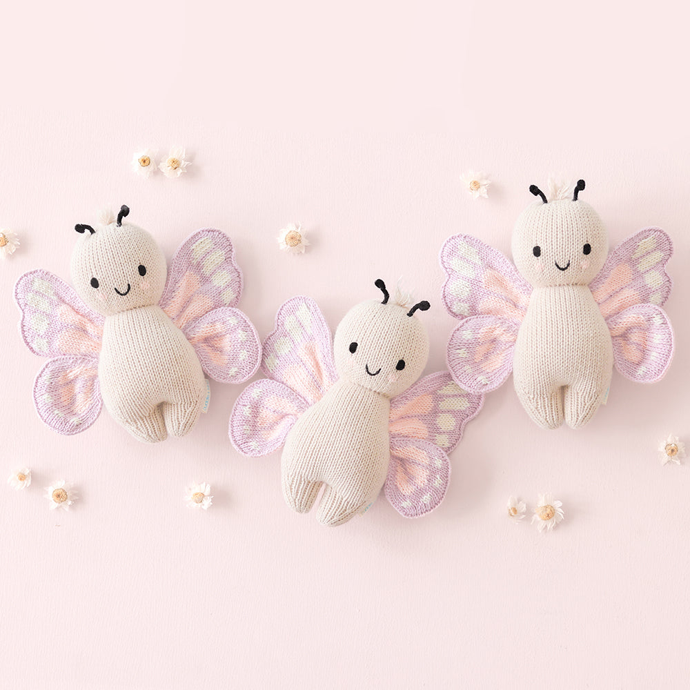 baby butterfly doll by cuddle + kind
