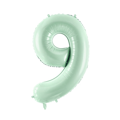 MINT GREEN FOIL NUMBERS