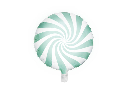 PASTEL MINT CANDY FOIL BALLOONS