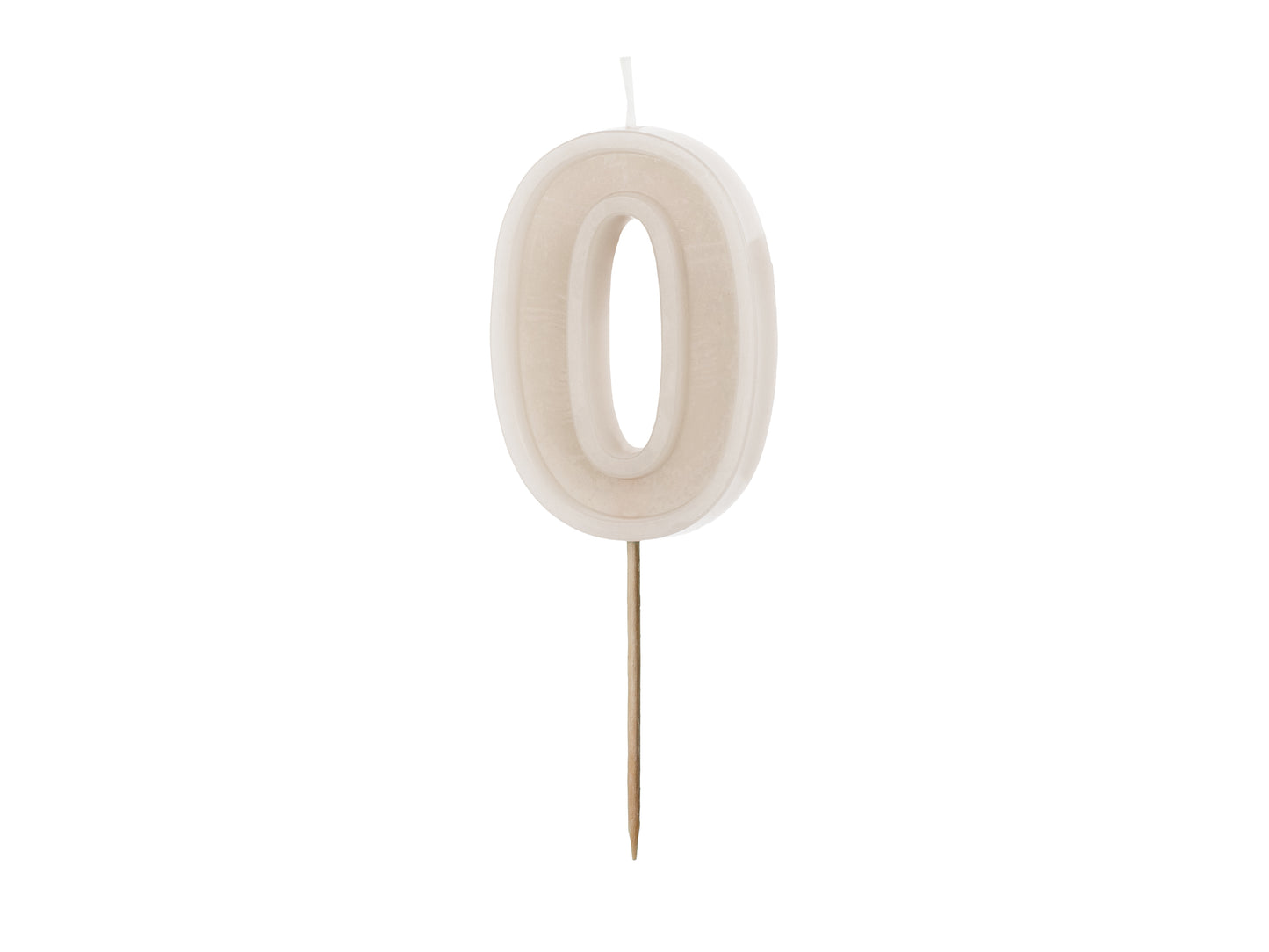 CREAM CANDLE NUMBERS