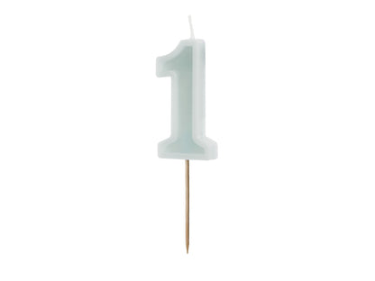 LIGHT BLUE CANDLE NUMBERS