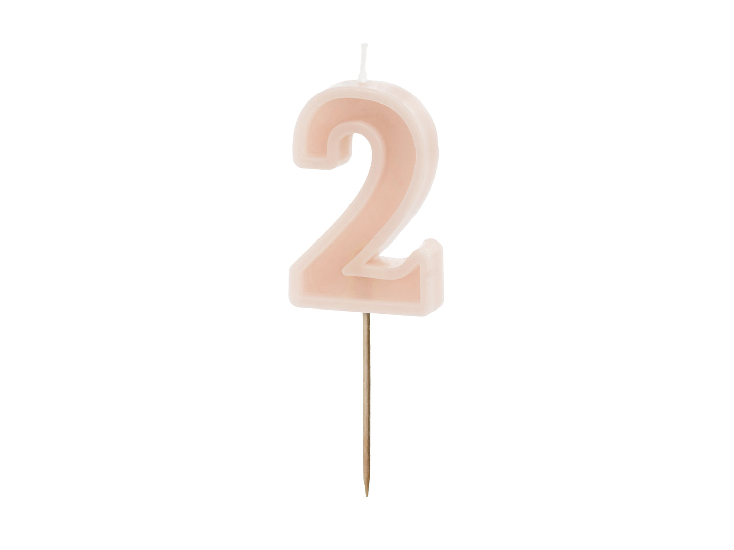 DUSTY ROSE NUMBER CANDLES