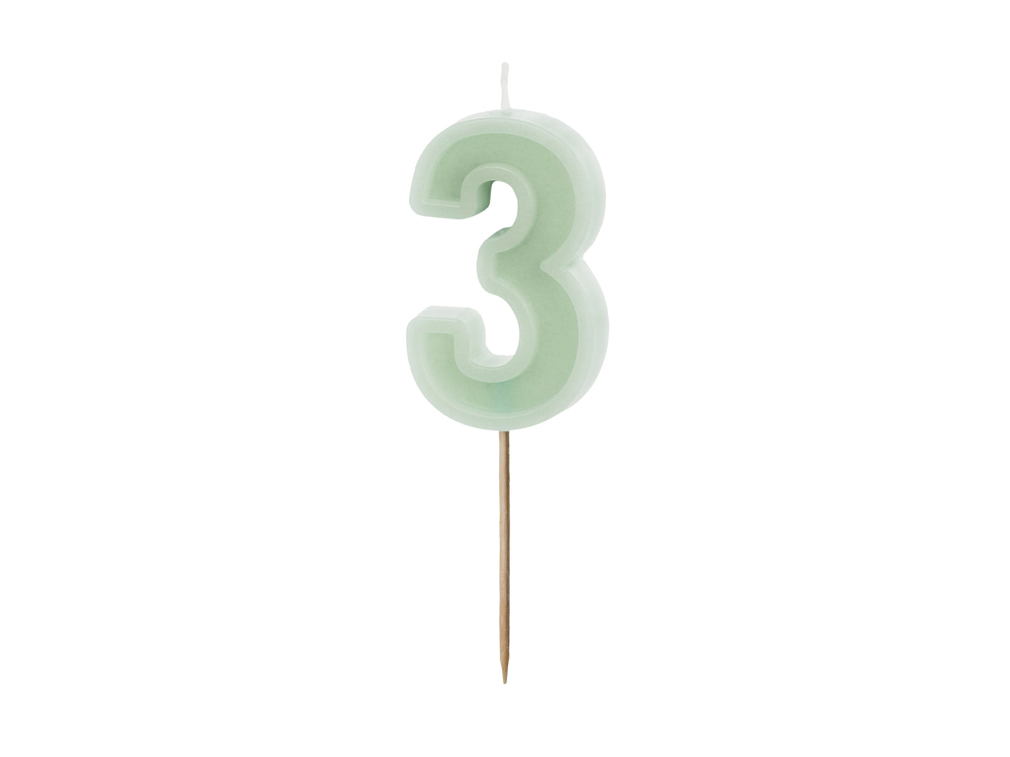 MINT GREEN CANDLE NUMBERS