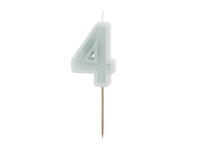 LIGHT BLUE CANDLE NUMBERS