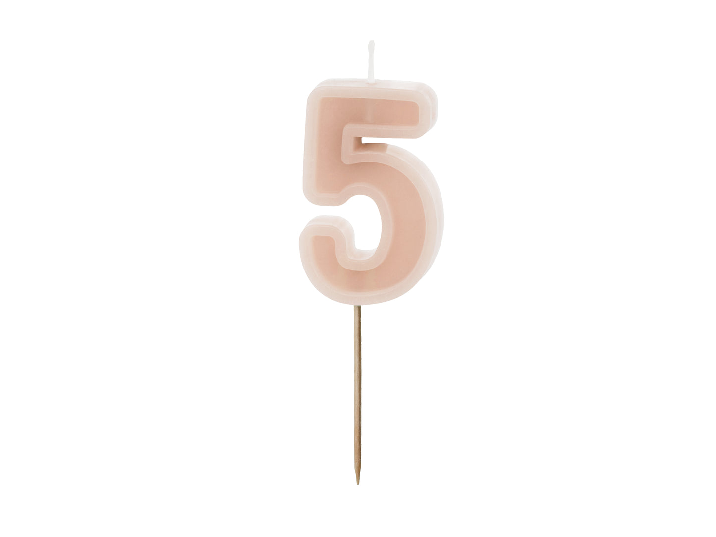 DUSTY ROSE NUMBER CANDLES