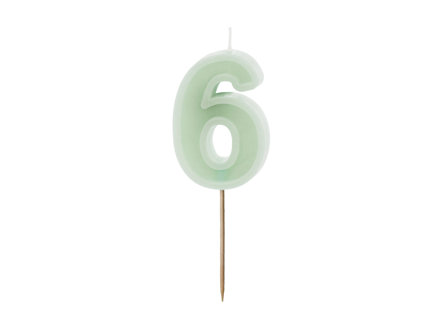 MINT GREEN CANDLE NUMBERS