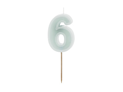 LIGHT BLUE CANDLE NUMBERS