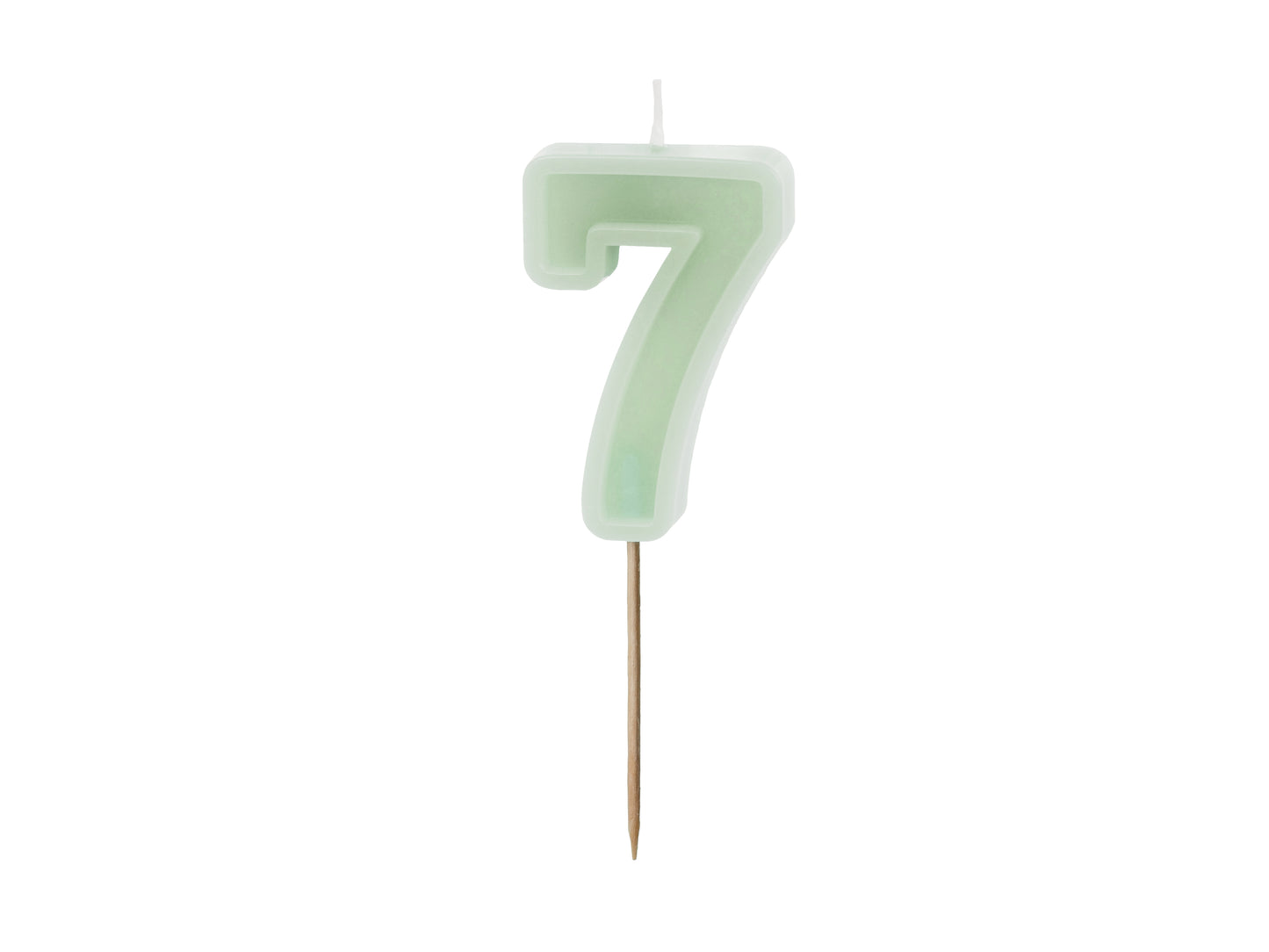 MINT GREEN CANDLE NUMBERS