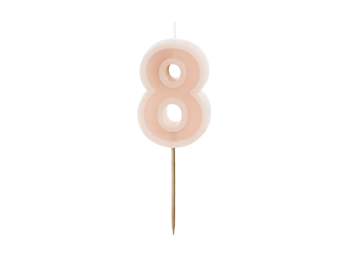 DUSTY ROSE NUMBER CANDLES