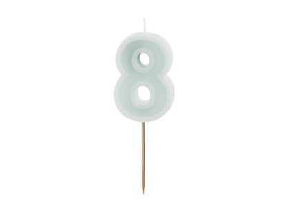 LIGHT BLUE CANDLE NUMBERS