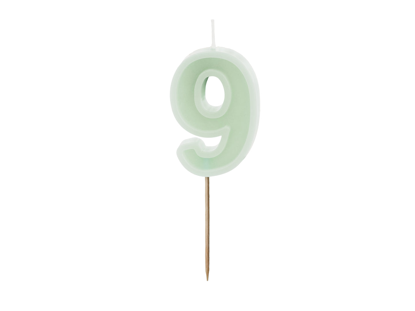 MINT GREEN CANDLE NUMBERS