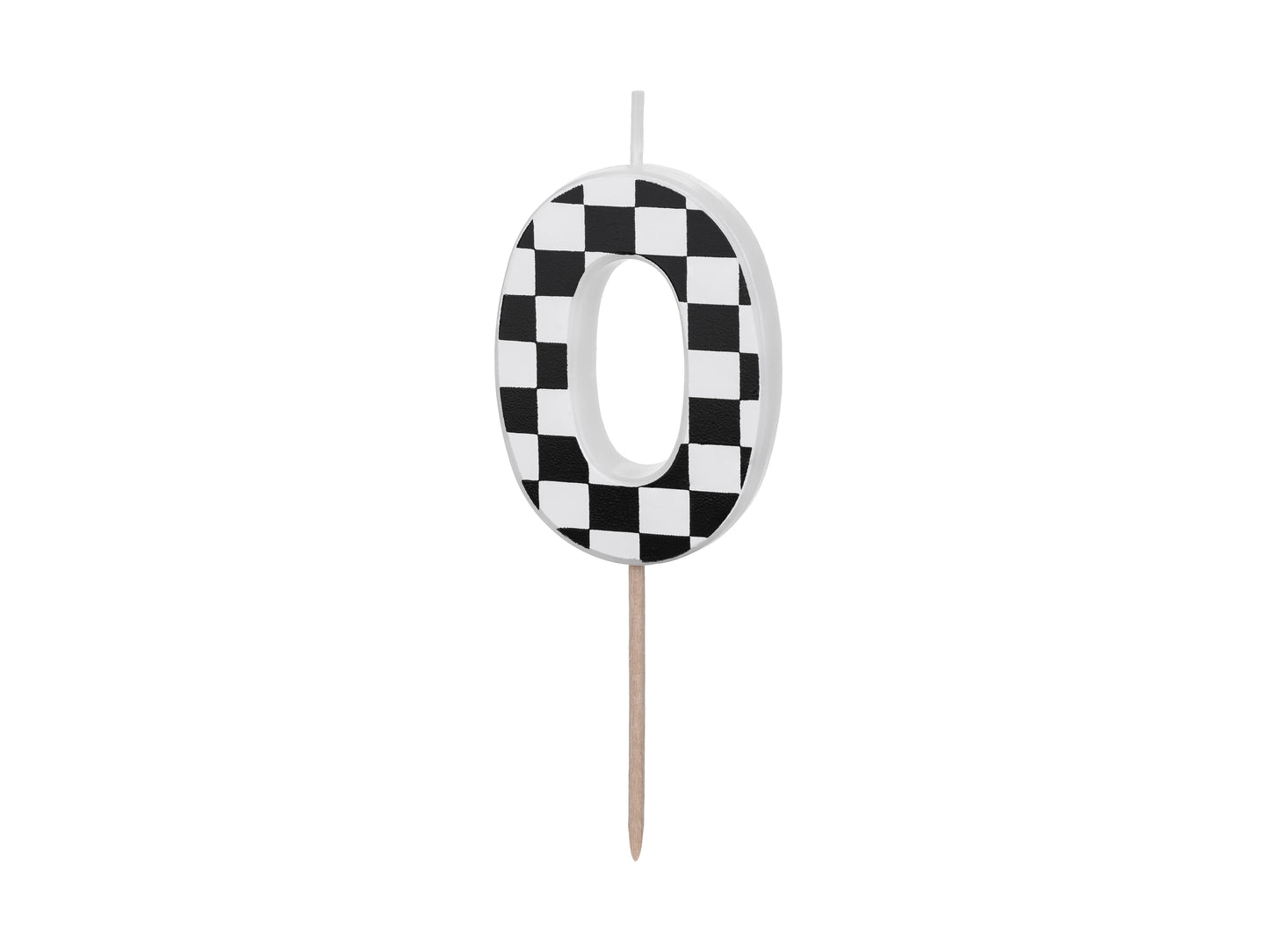 CHECKERED BLACK CANDLE NUMBERS