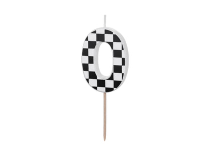 CHECKERED BLACK CANDLE NUMBERS