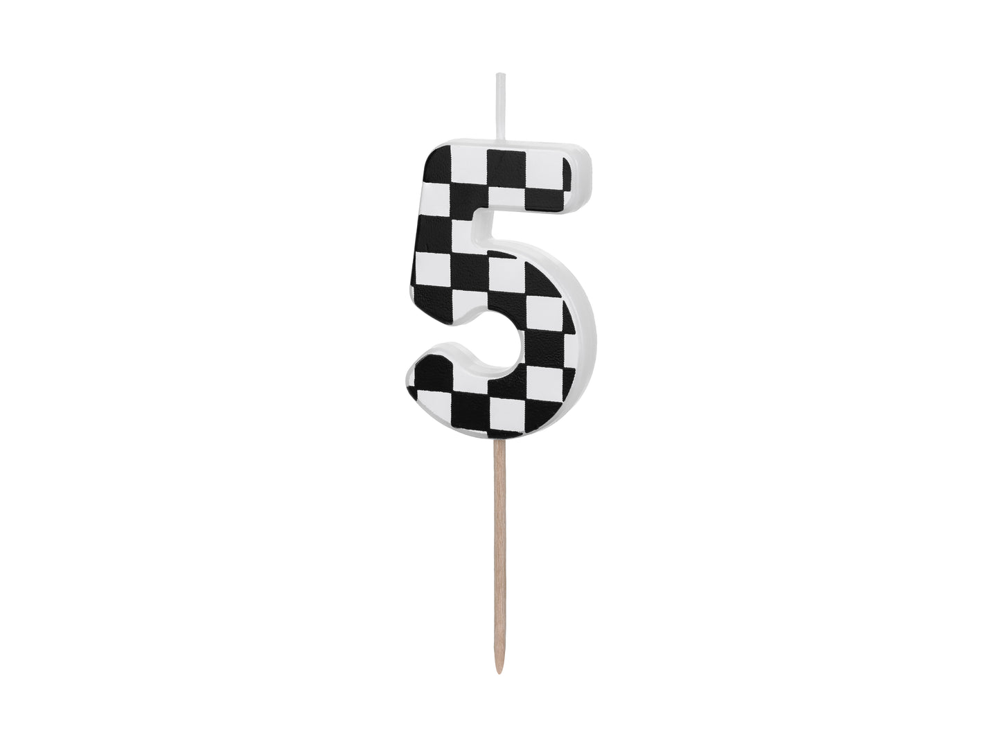 CHECKERED BLACK CANDLE NUMBERS