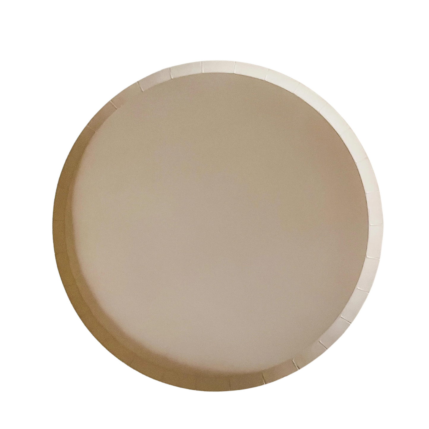 CLASSIC BEIGE PARTY PAPER PLATES