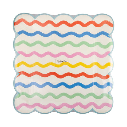 RIC RAC STRIPED PLATES