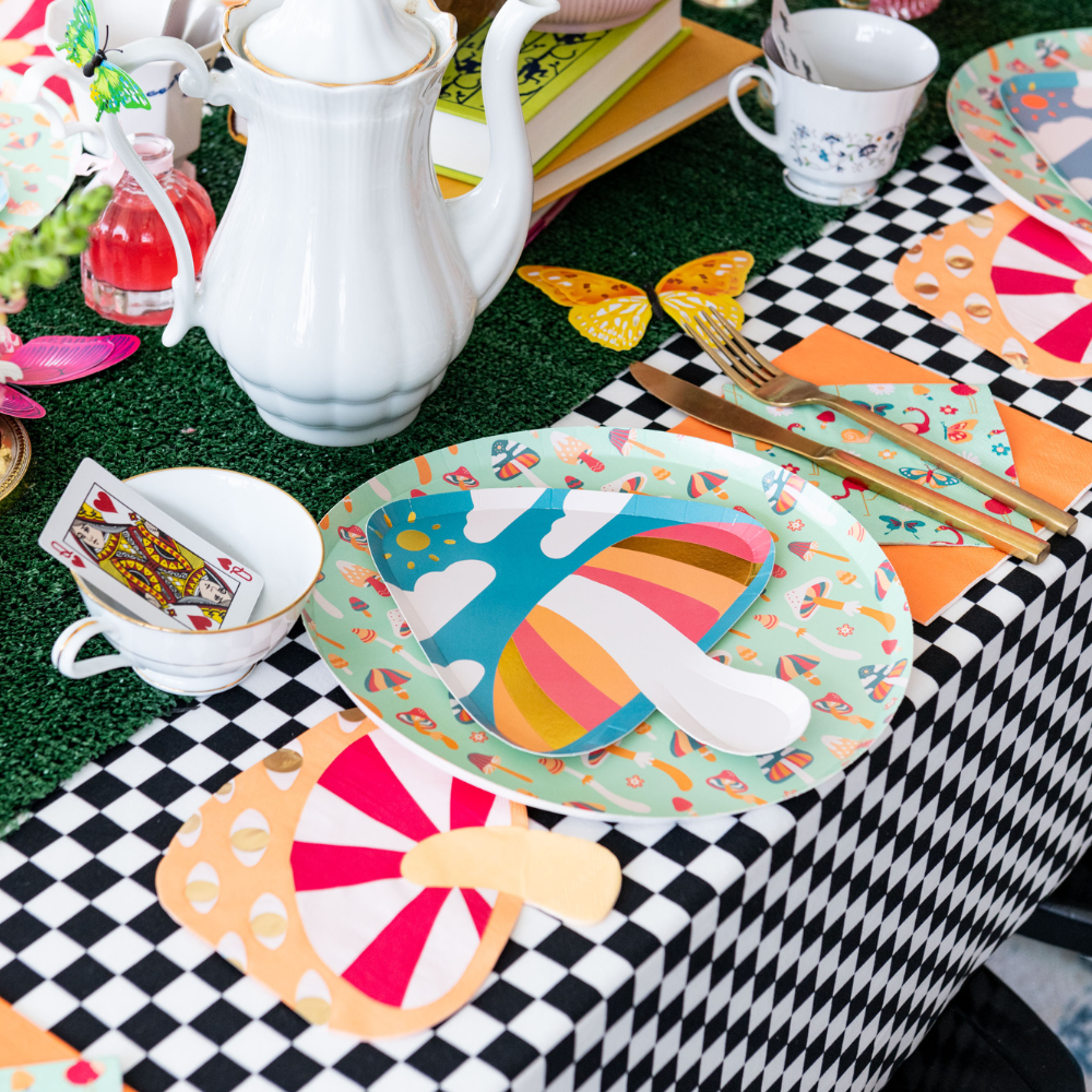 alice in wonderland party supplies by Jollity & Co