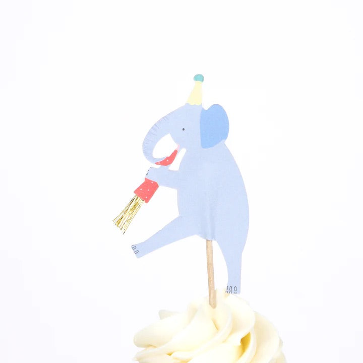 elephant cupcake topper