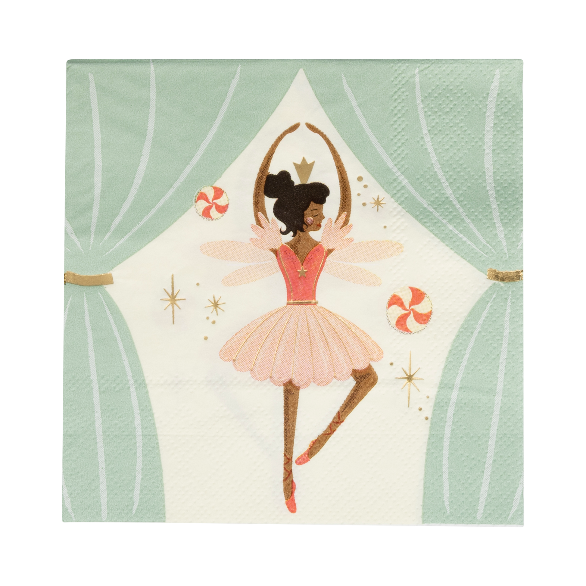 ballerina cocktail napkin 