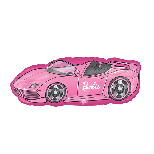 Barbie roadster foil balloon