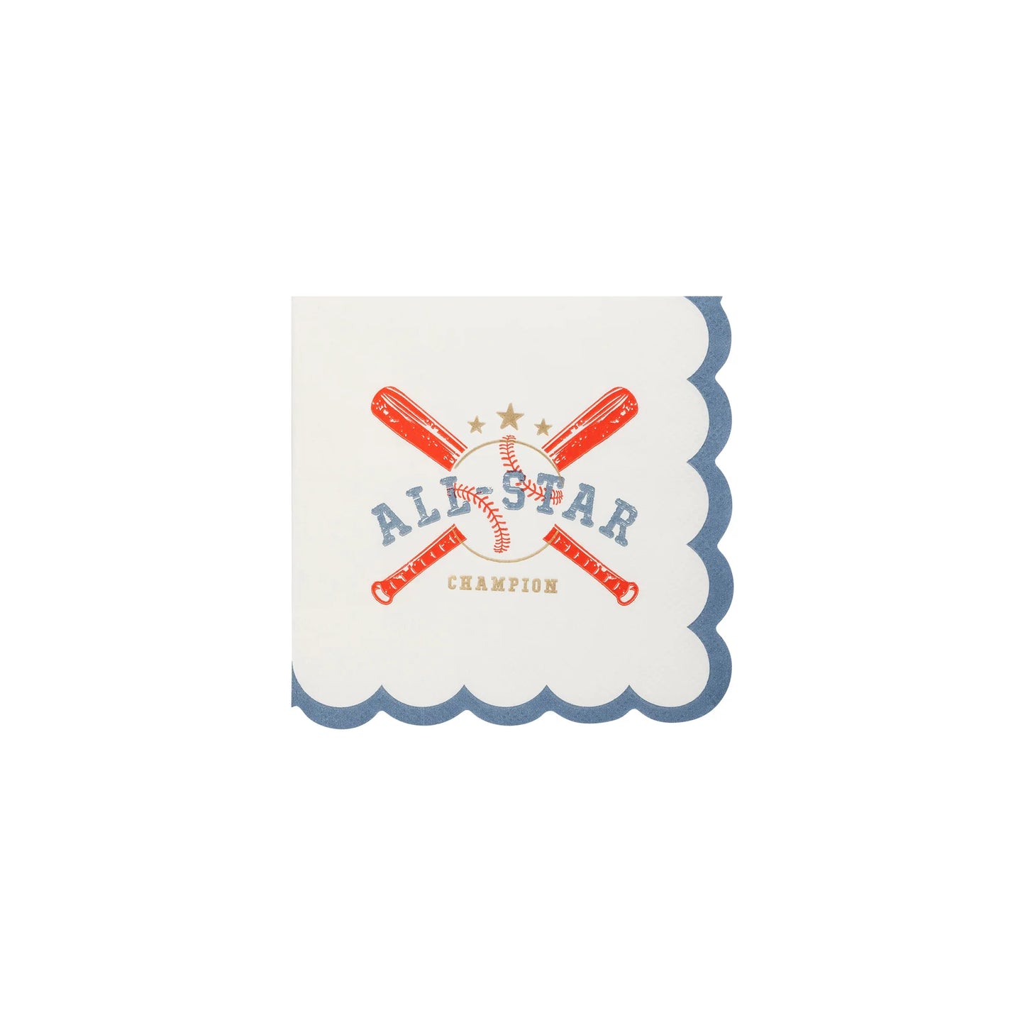 baseball all star cocktail napkins