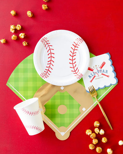 baseball all star paper cups