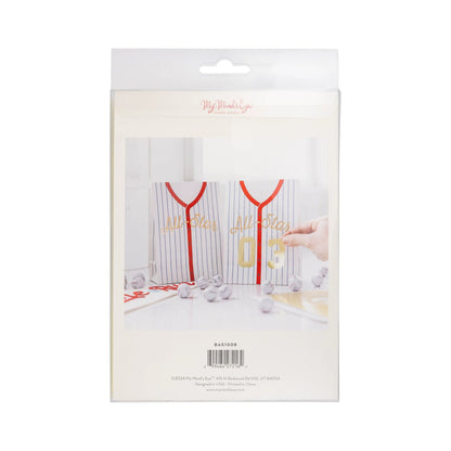 baseball jersey treat bags - all star