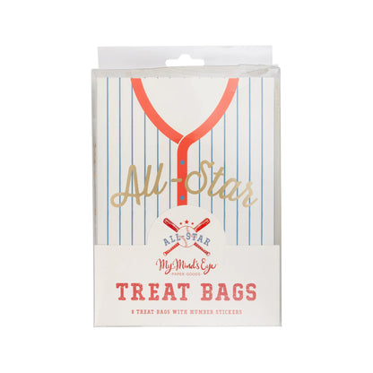 baseball jersey treat bags - all star