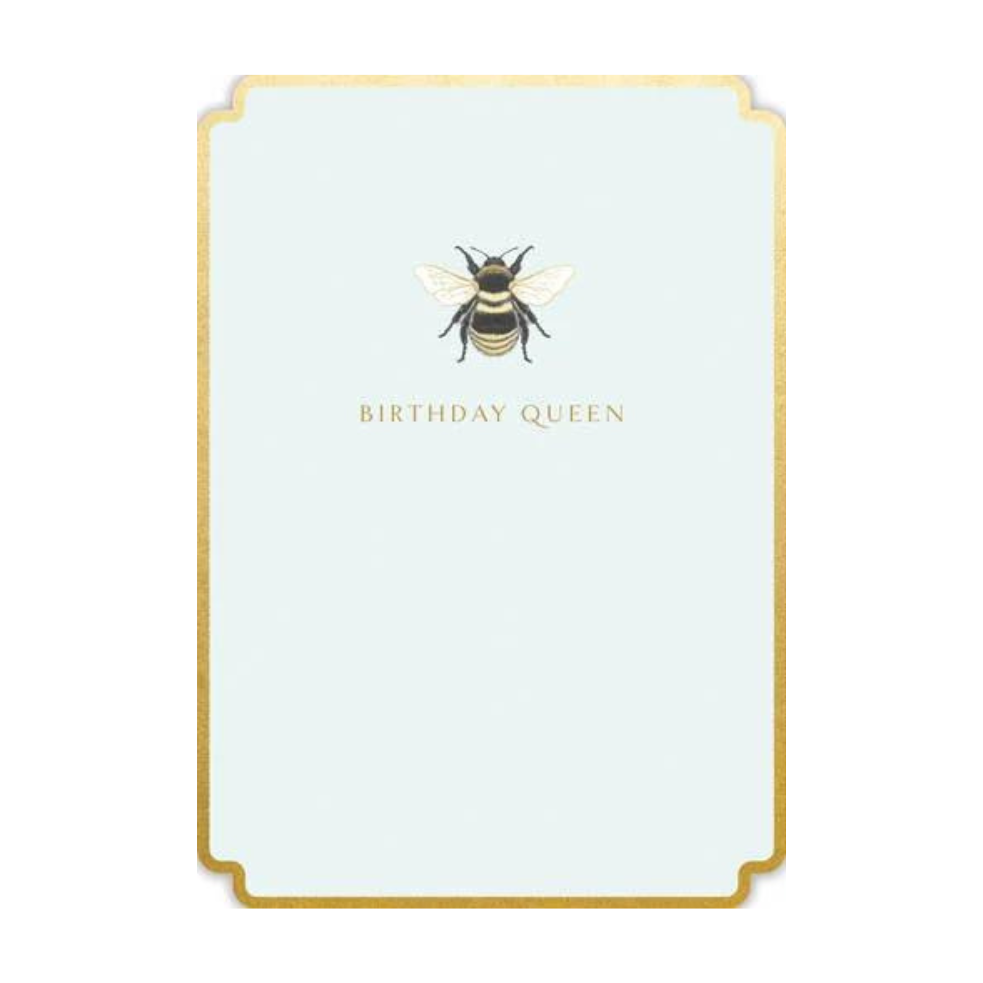 BEE BIRTHDAY QUEEN BIRTHDAY CARD – CONFETTIMYPARTY