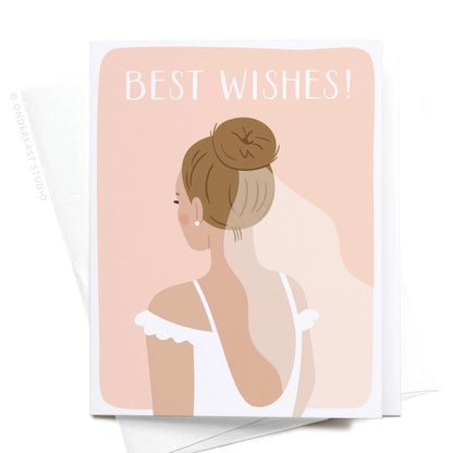 best wishes wedding greeting card- absolutely thrilled inside greeting