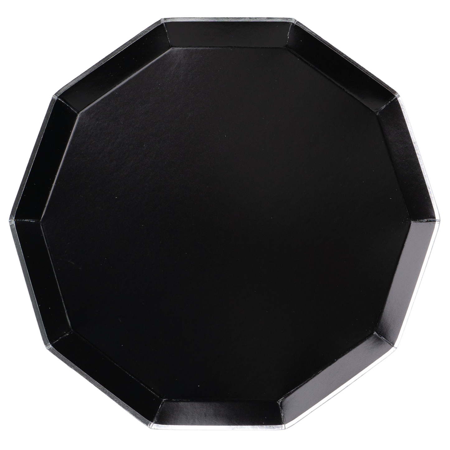 black noir premium paper plates