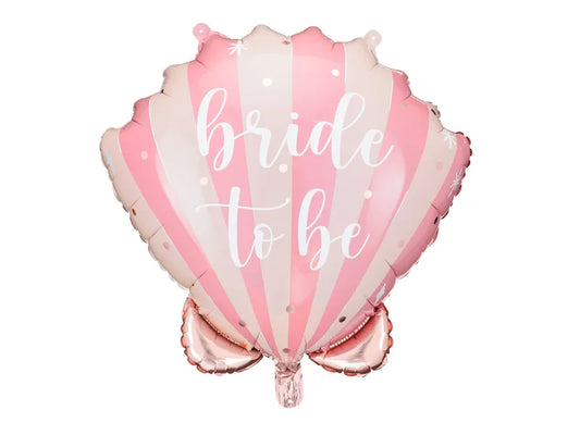 SEASHELL BRIDE-TO-BE FOIL BALLOON