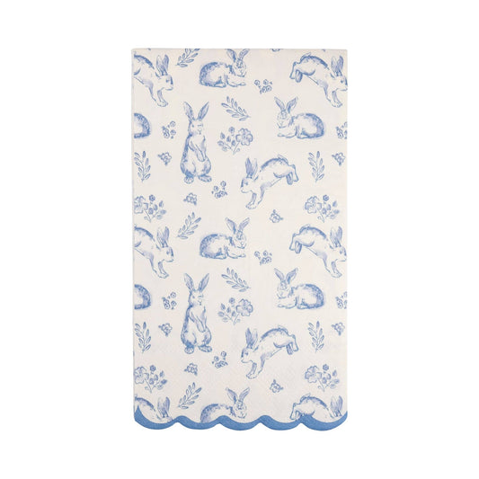 bunny toilet guest napkins by my minds eye pack of 24 