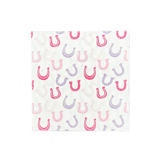 'PONY TALES' HORSESHOE COCKTAIL NAPKINS