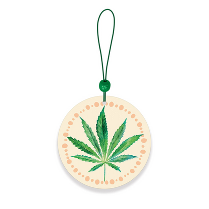 CANNABIS LEAF CAR AIR FRESHENER