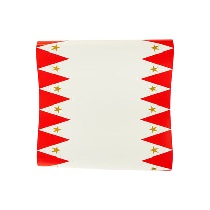 carnival themed paper table runner