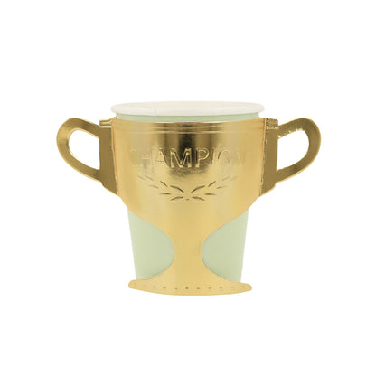 horse themed champion cups by meri meri - mint