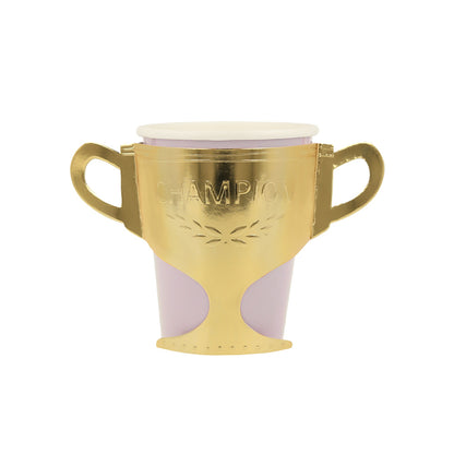 horse themed champion cups by meri meri - purple