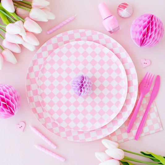 Rose Quartz Dessert Paper Plates