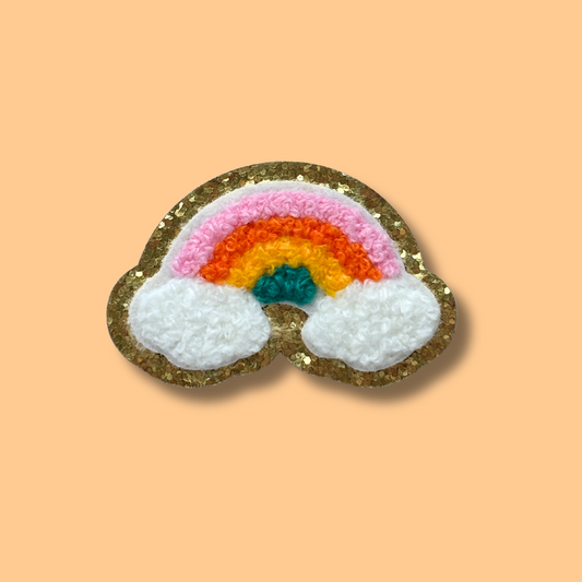 rainbow chenille patch