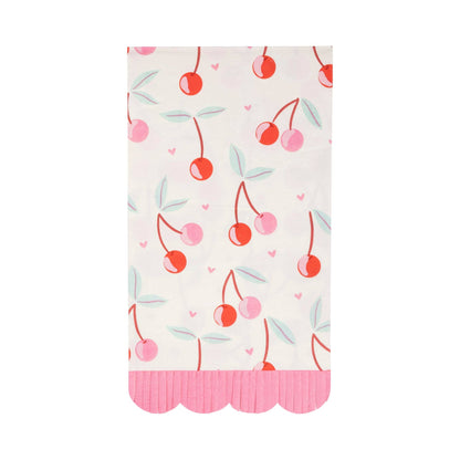 cherries fringe scalloped dinner napkins - pack of 24 by My Mind's Eye 