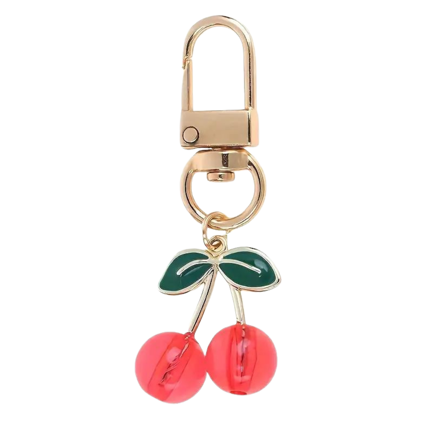 red cherry keychain