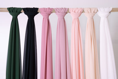 chiffon table runners in 7 colours 