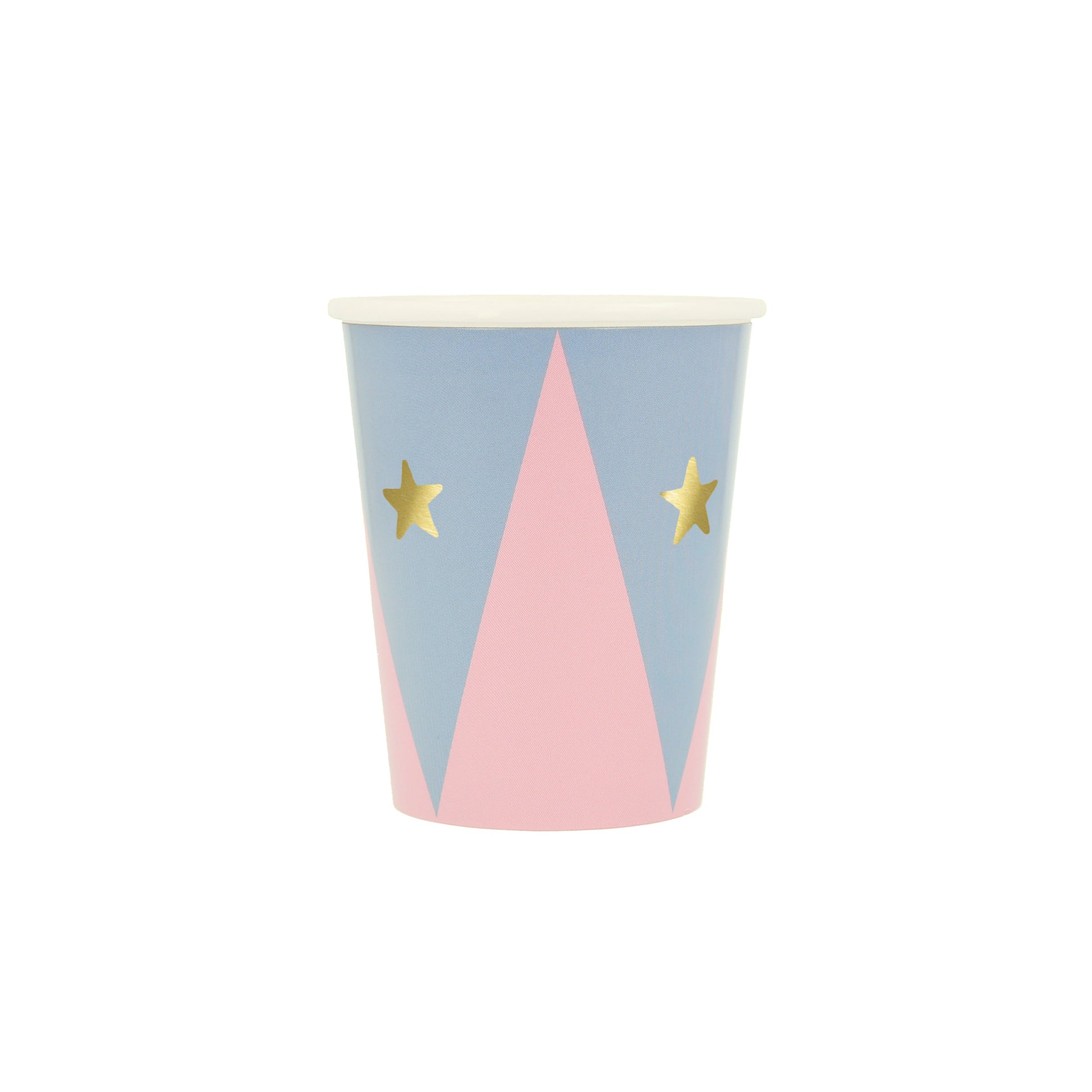 circus cups by meri meri - pack of 8 in 8 designs 